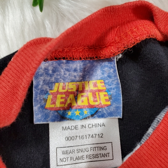 🌿5/$25 Justice League Red/Blue Pajama Top | sz 2T - Picture 6 of 7